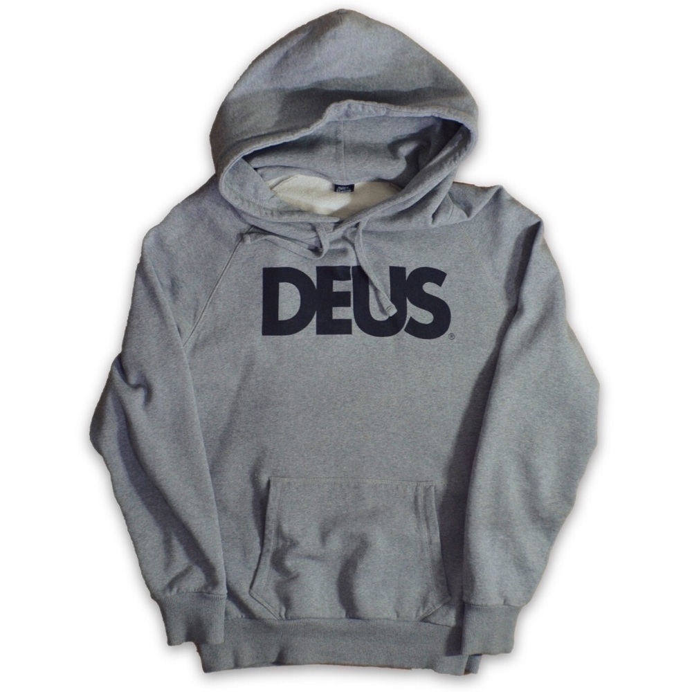 Deus ex Machina All Caps logo cotton hoodie